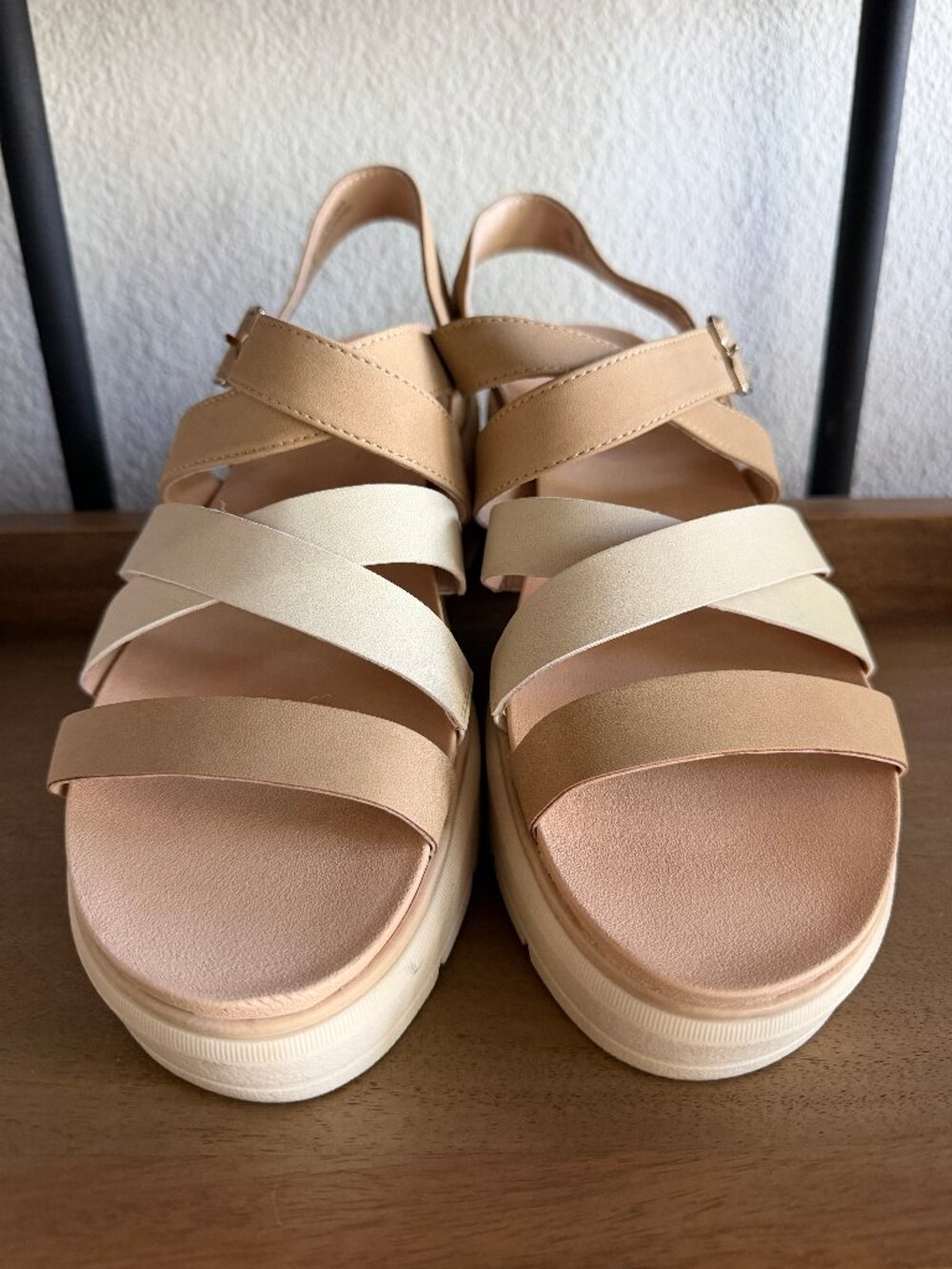 DR. SCHOLL'S Nice Max Sun Sandals in Sand color Sz.10 - Picture 3 of 9